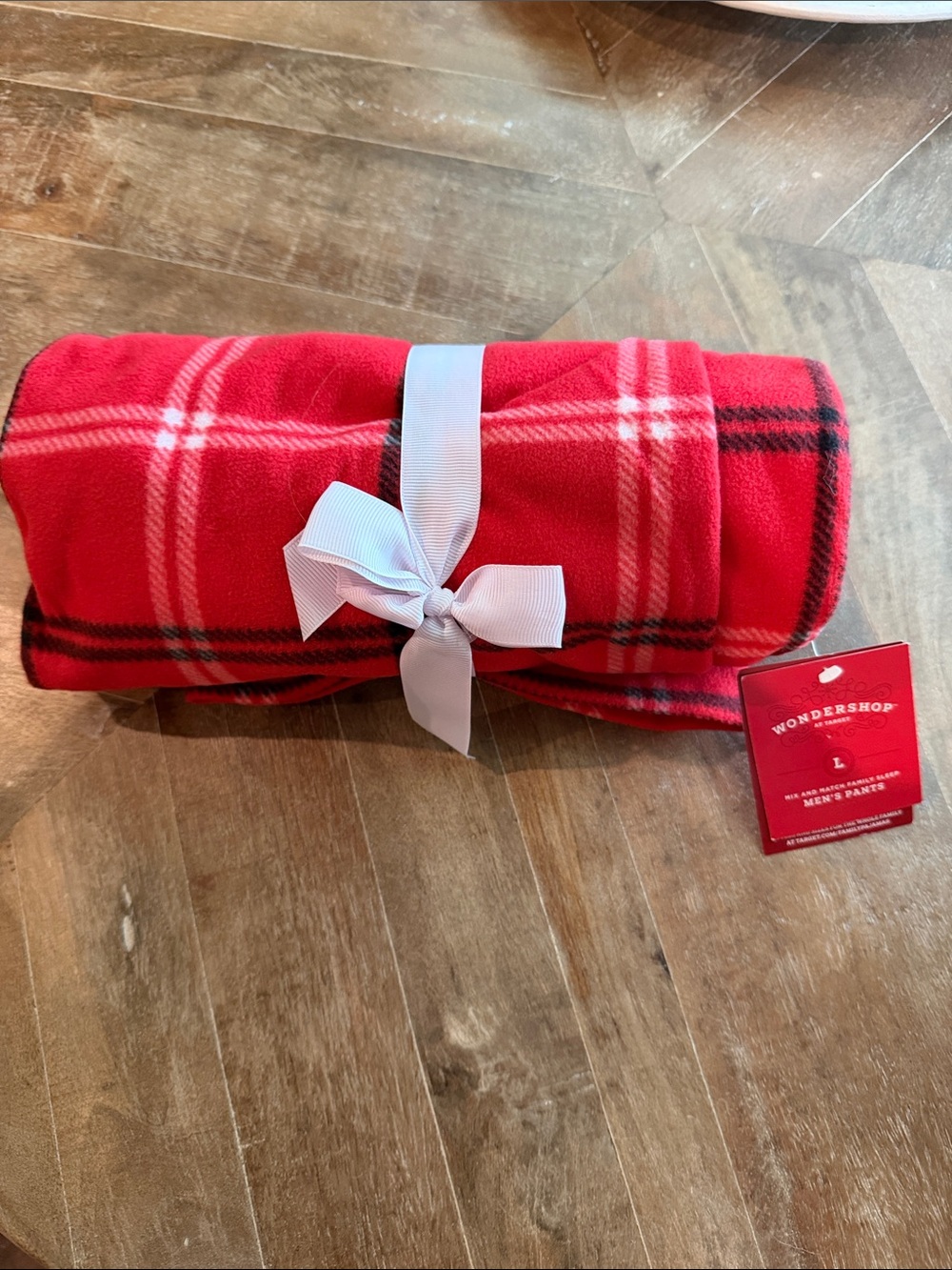 Wondershop Red Plaid Men’s Pajama Pants (Size: L)